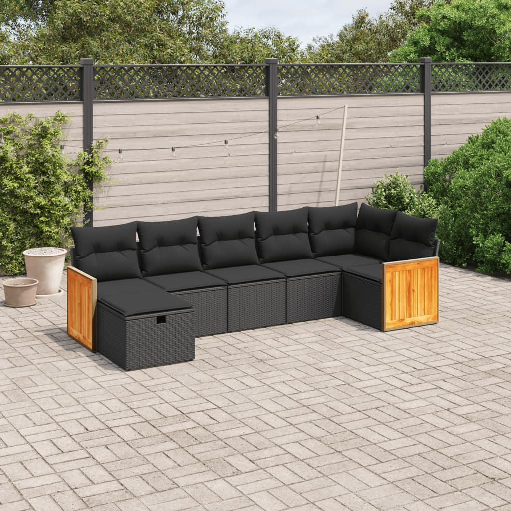 Gartensofa mit Kissen