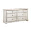 Commode double 6 tiroirs Irmani