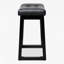 Tabouret de bar 24 po à hauteur de comptoir avec structure en bois pour îlot de cuisine-124520126