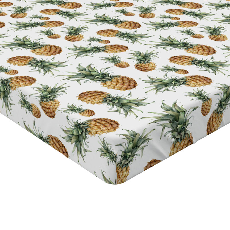 Drap-housse ananas Ambesonne, Drap-housse de taille double
