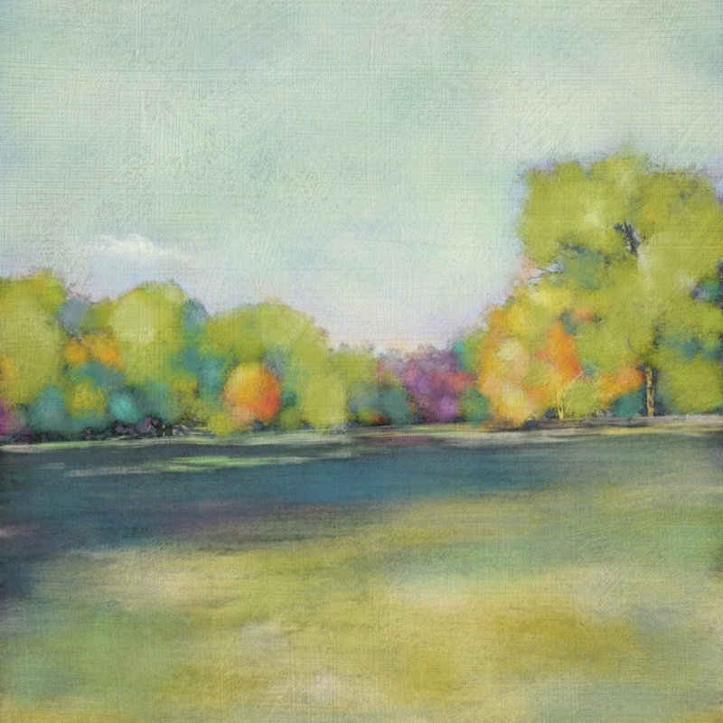 Parkview I 1 Piece Wrapped Canvas Painting, 30cm H x 30cm W