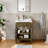 24" Single Bathroom Vanity With Resin Top,Grey