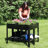 Pinero Galvanized Steel Raised Garden Bed Set of 2 - Black-1922865051-1922863934