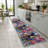 Pastel Softina Multicolor Floral Cotton Chenille Area Rug-933625839