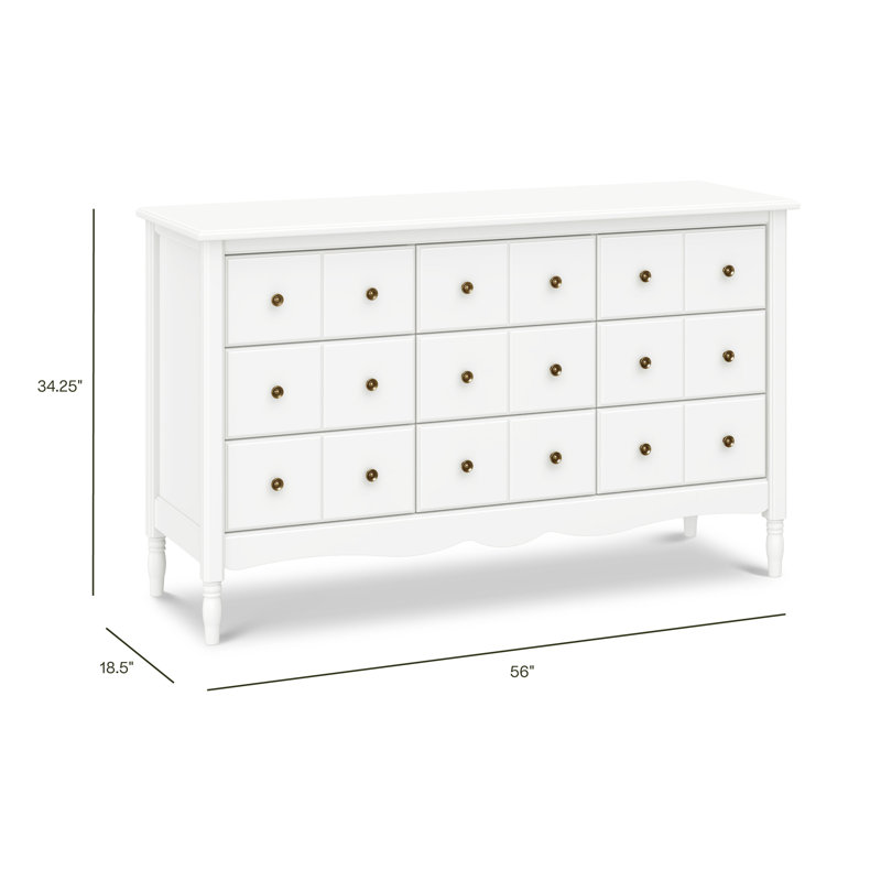 Liberty 9-Drawer Assembled Dresser, Warm White