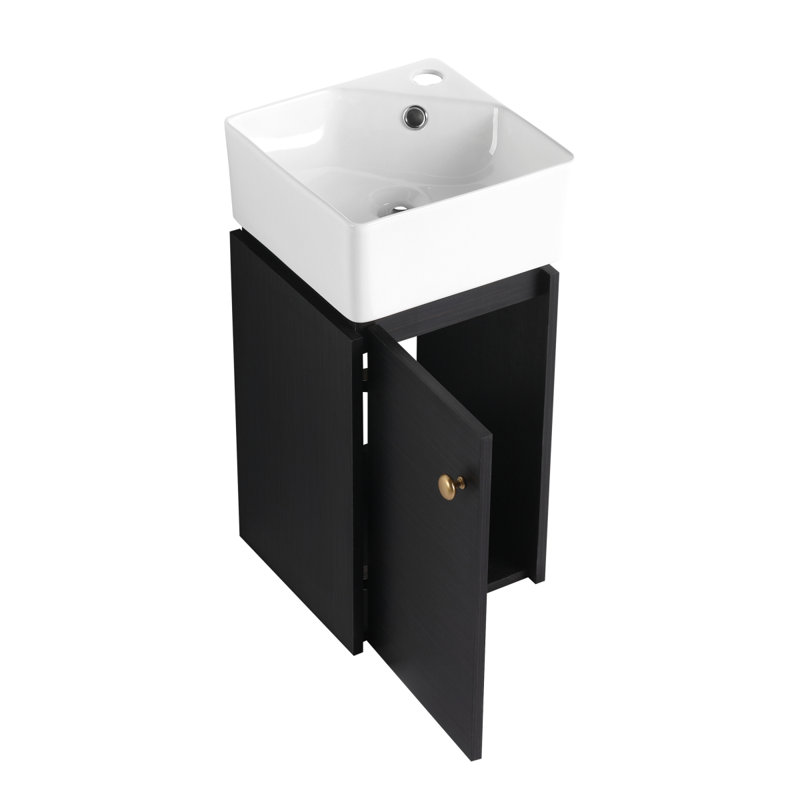 Meuble-lavabo avec lavabo 12 po pour petit meuble-lavabo