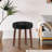 Caydee Upholstered Velvet Footstool-886934924