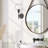 Aamin 1-Light Wall Sconce With Clear Glass-445357284