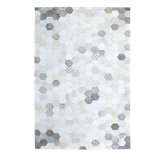 Atomo Cowhide Geometric Area Rug