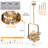 Modern Dimmable Glass Bubble Sphere Chandelier, Dia 15"-1908681391-1908681392