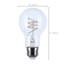 6 Watt LED - Flex Gray Coil Filament - A19 - Medium Base - 2700K CCT - Clear - 120 Volt