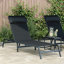 vidaXL Sunlounger Steel Outdoor Lounger Modern