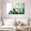 «Abstract Gold Streaks», reproduction d'art sur toile-398960992