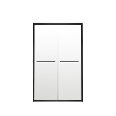 Aluminum Frame Double Sliding Shower Door