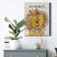 Safari Be Brave - reproduction d'art sur toile tendue-629579640