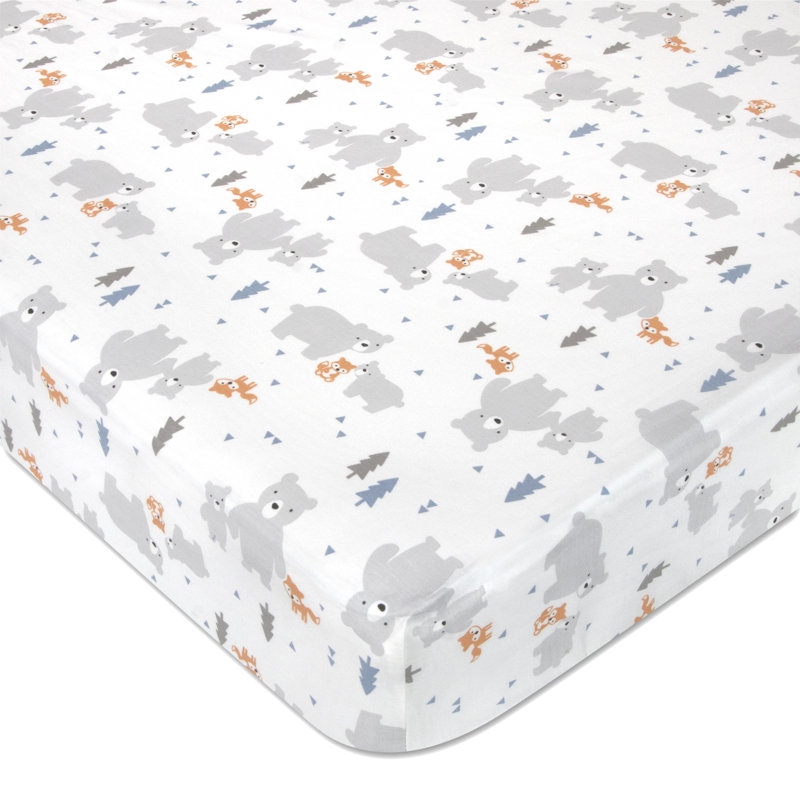 Drap-housse pour lit de bébé assorti