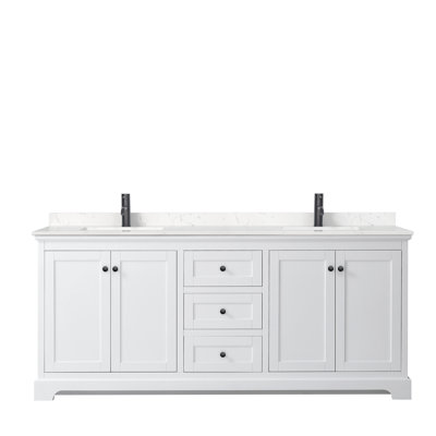 Ensemble de meuble-lavabo double 80 po Avery