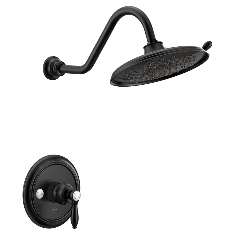 Weymouth M-CORE 3-Series 1-Handle Shower Trim Kit, Valve Required, Matte Black