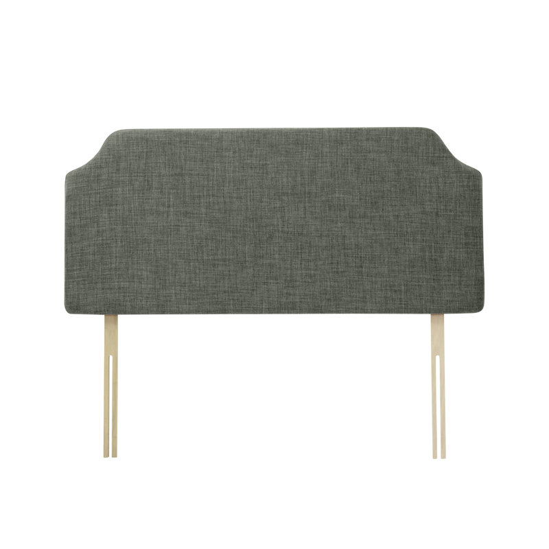 Larsen Upholstered Headboard, Charcoal, Small Double (4')