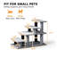 Modular Pet Cat Stairs, 2/3/4‑Step Flexible Setup Pet Steps for Bed and Sofa
