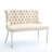 Velvet Double Dining Loveseat Bench, Kitchen & Dining Seating-1240237421-1240237420