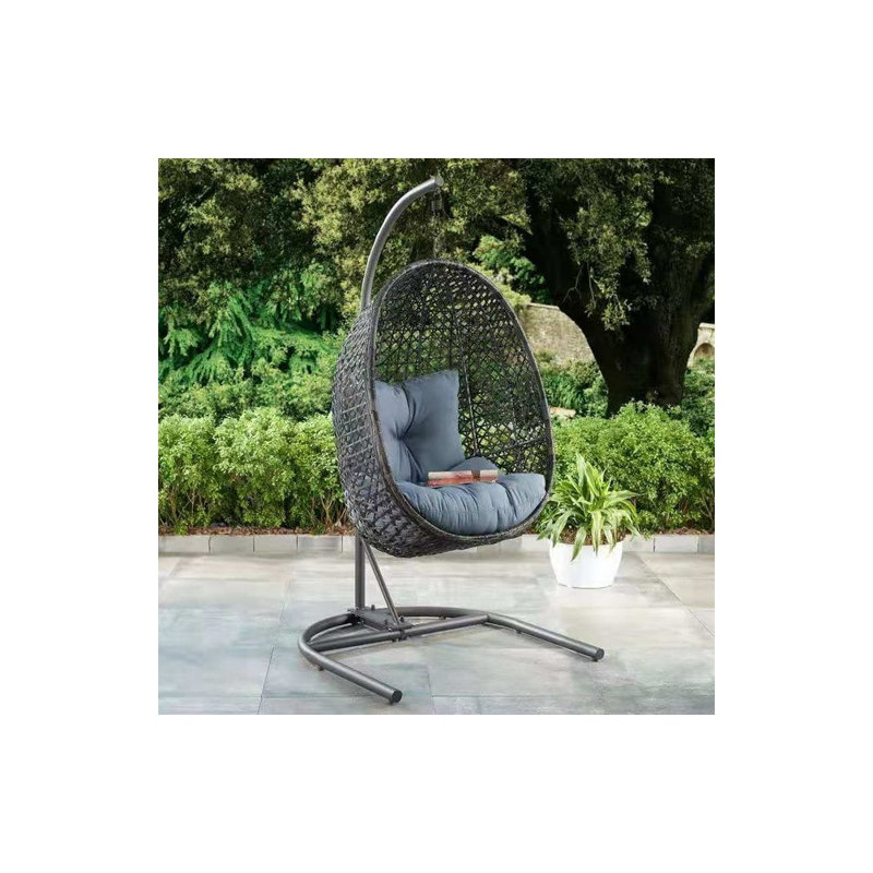 Méridienne d'extérieur en métal Cen, Bleu