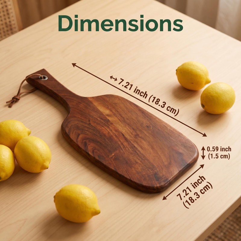 Ensemble de 3 planches à découper en bois d'acacia, planches à découper en bois pour la préparation des repas, le service, la charcuterie et la cuisine