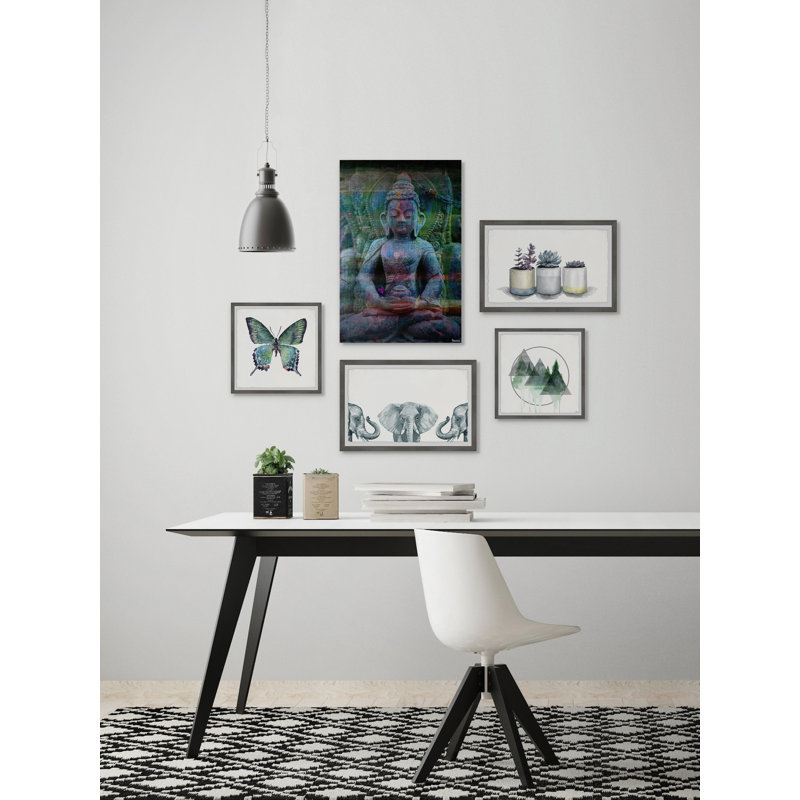 Pentaptych «Retour en Sois» de Liosbel