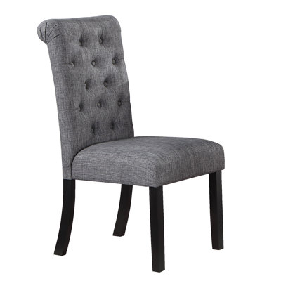 Ensemble de 2 chaises de salle à manger en tissu