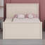 Structure de lit peu encombrante avec lit gigogne escamotable-162726331
