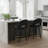 Adjustable Swivel Bar Stools Set of 2, Modern Upholstered Bar Chairs with Metal Legs, Kitchen Island & Home Bar Seating-848232170