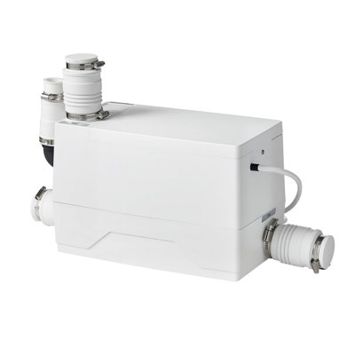 Utility Sink Pump 350W, 7200L/h Flow Rate, 26.2 ft / 8 m Head, Wastewater Disposal Unit with 3 Inlets, Compact and Efficient Design for Basement, Sink, and Shower Applications