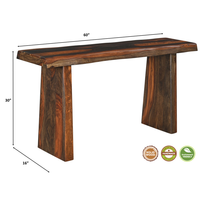 Ensemble de tables basses 3 pièces Chaliyah, Noyer