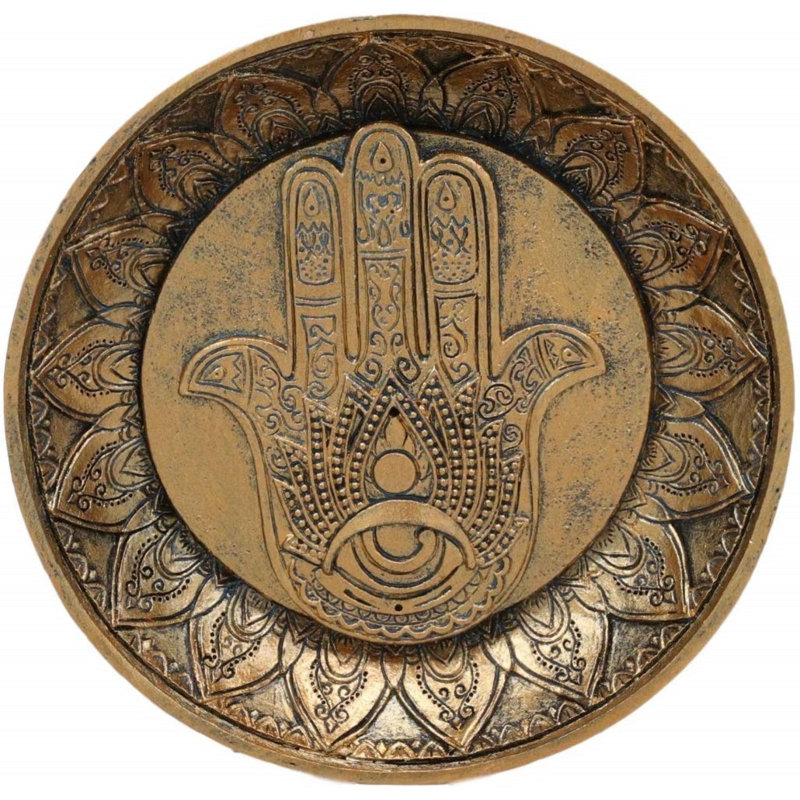 Sculpture sacrée symbole de la main de dieu Hamsa