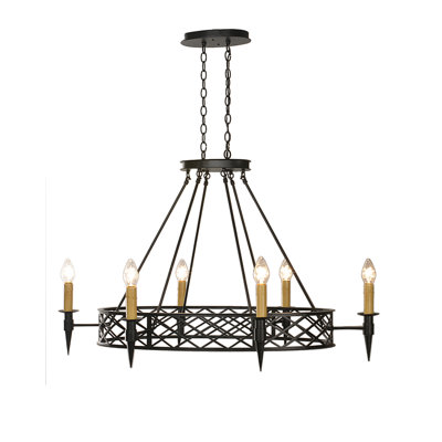 Top Ridge 6 - Light Chandelier