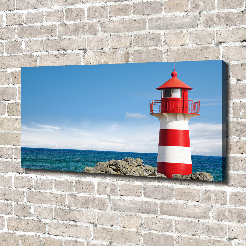 Lighthouse - Wrapped Canvas Print, Canvas, 70cm H x 140cm W x 2cm D