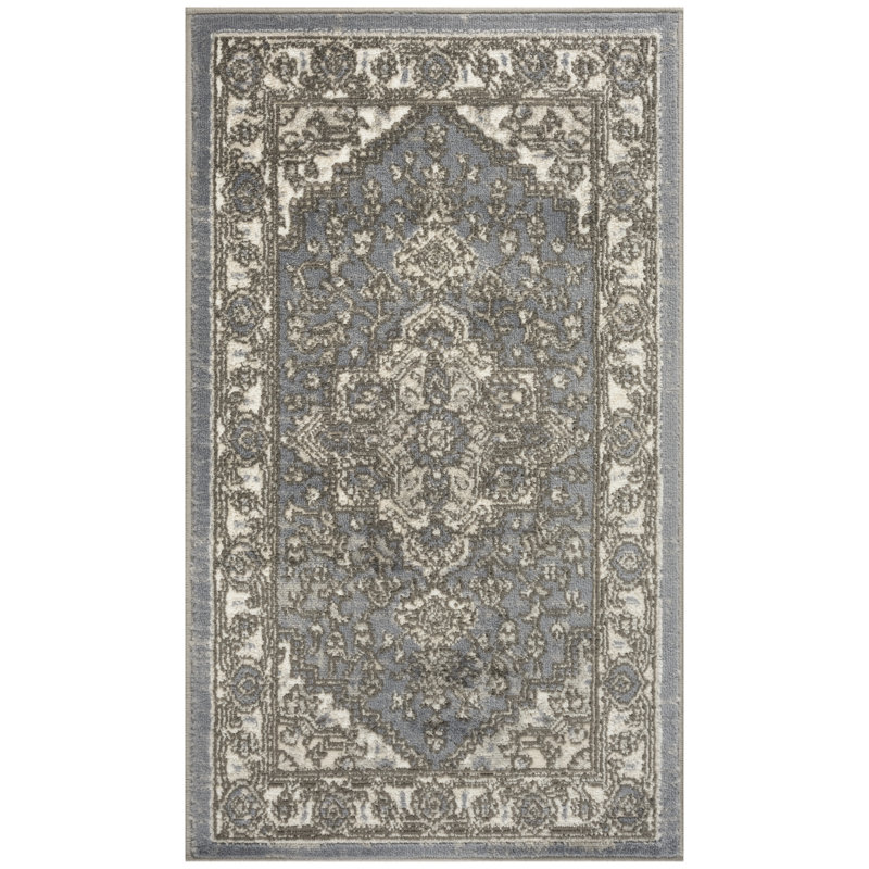 Sereno Floral Machine Woven Area Rug, Rectangle 2'2" x 3'9"