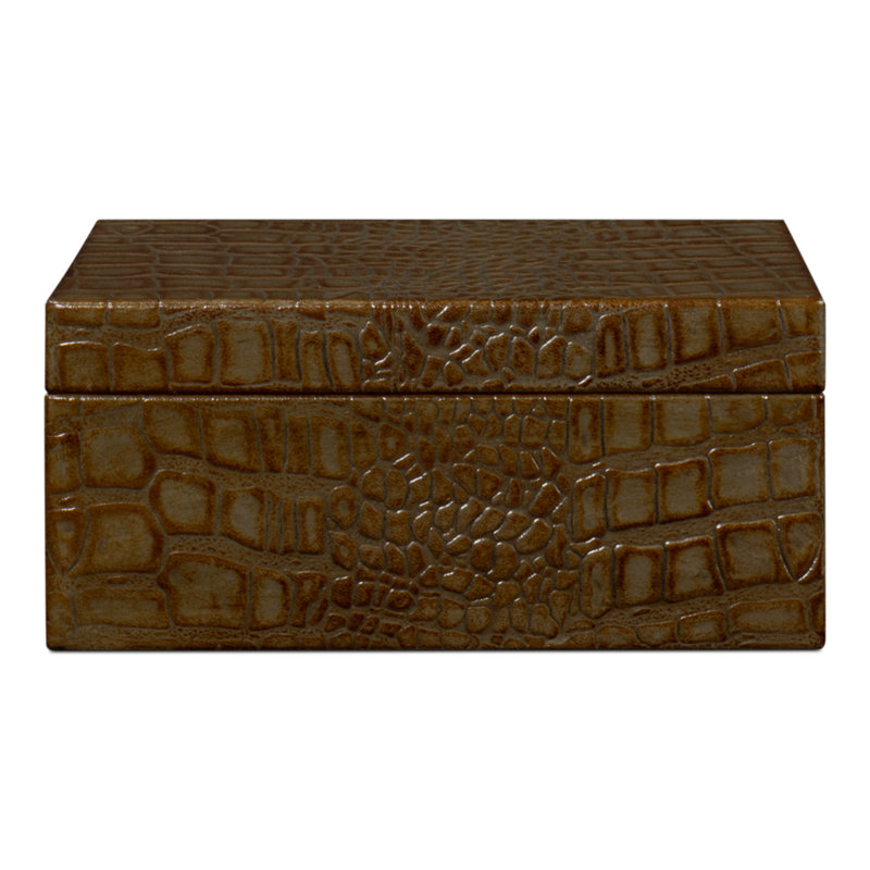 Shagreen Handmade Decorative Box, Green