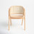 Caraline 17.8'' H Leather Upholstered Ash Cane Back Armchair-70605907