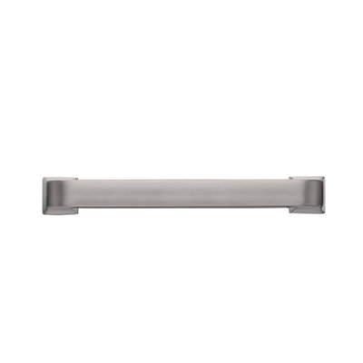 Utopia Alley Bergen Pull Handle - Decorative Cabinet Drop Pull Handles For Cabinets And Drawers - Vintage Cabinet Hardware With Hand Finished Brushed Nickel - Metal Drawer Pull Handle, 3.75" Centre To Centre (Set Of 10)