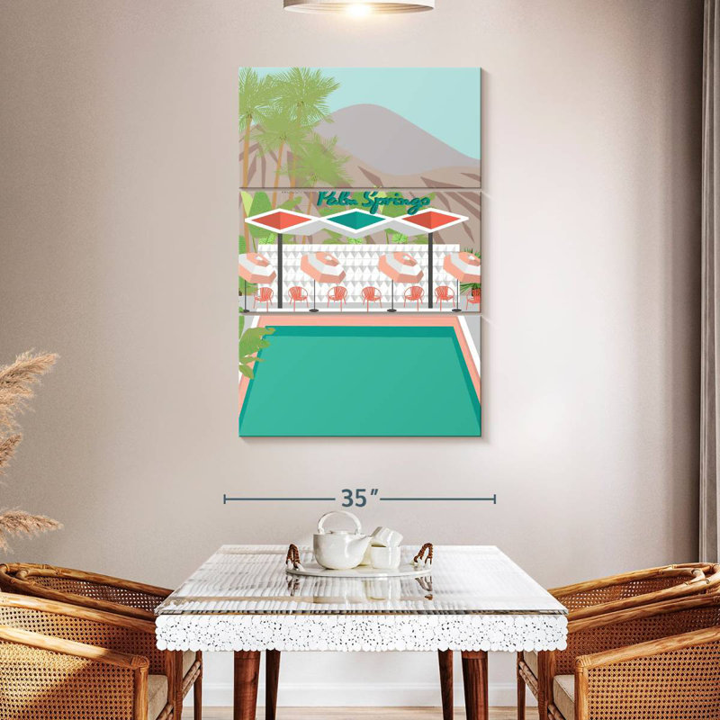 Alvord Welcome To Palm Springs, H 23 po x l 14 po