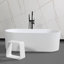 Tabouret de salle de bain noir-95354809