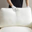 Comfy Cloud Couch: canapé modulaire en forme de L de 120,3 po avec rangement, plateau rotatif à 360 degrés, porte-gobelets et hublots 5 places, siège moelleux, style moderne, compartiments d'accoudoirs en lin beige, grande douceur,-1070258150