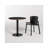 Easy Round Metal Base Dining Table-55676274-107232000-55676273