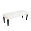 Sanborn Contemporary Handmade Fringed Cotton Entryway Accent Bench