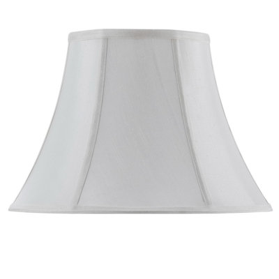 Abat-jour cloche en lin blanc