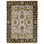 Hand Knotted Wool Area Rug in Ivory And Black