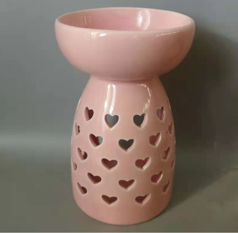 Concrete / Cement Tabletop Wax Warmer, Pink