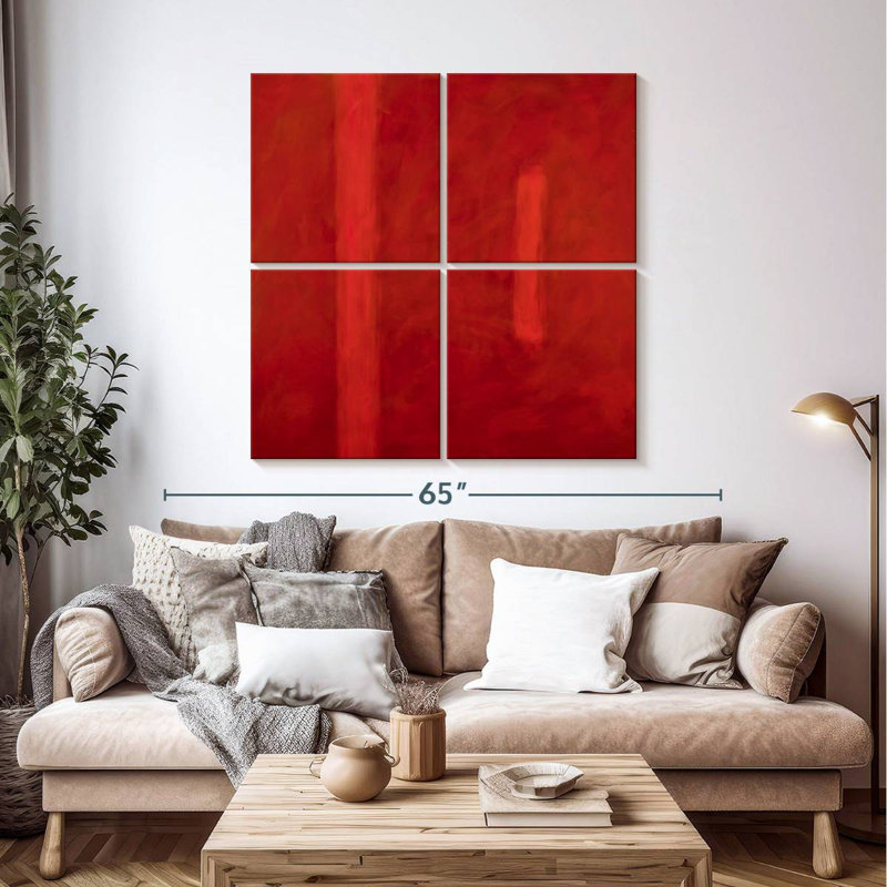 Passionate Response, 45" H x 45" W