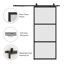 JUBEST Sliding Glass Barn Door with Installation Hardware Kit(Soft Close Included)-92910830-71523098